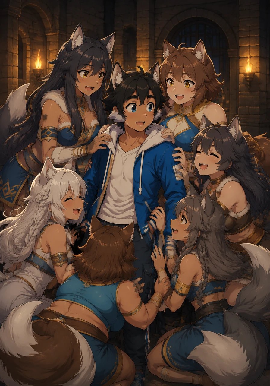 Uncertain at first, Murlock took a step forward into the crowd of welcoming faces. He quickly realized that none of them wished him harm; every single companion offered unconditional kindness and affection. They surrounded him with genuine warmth, making the giant room feel less like a dungeon and more like a permanent refuge.