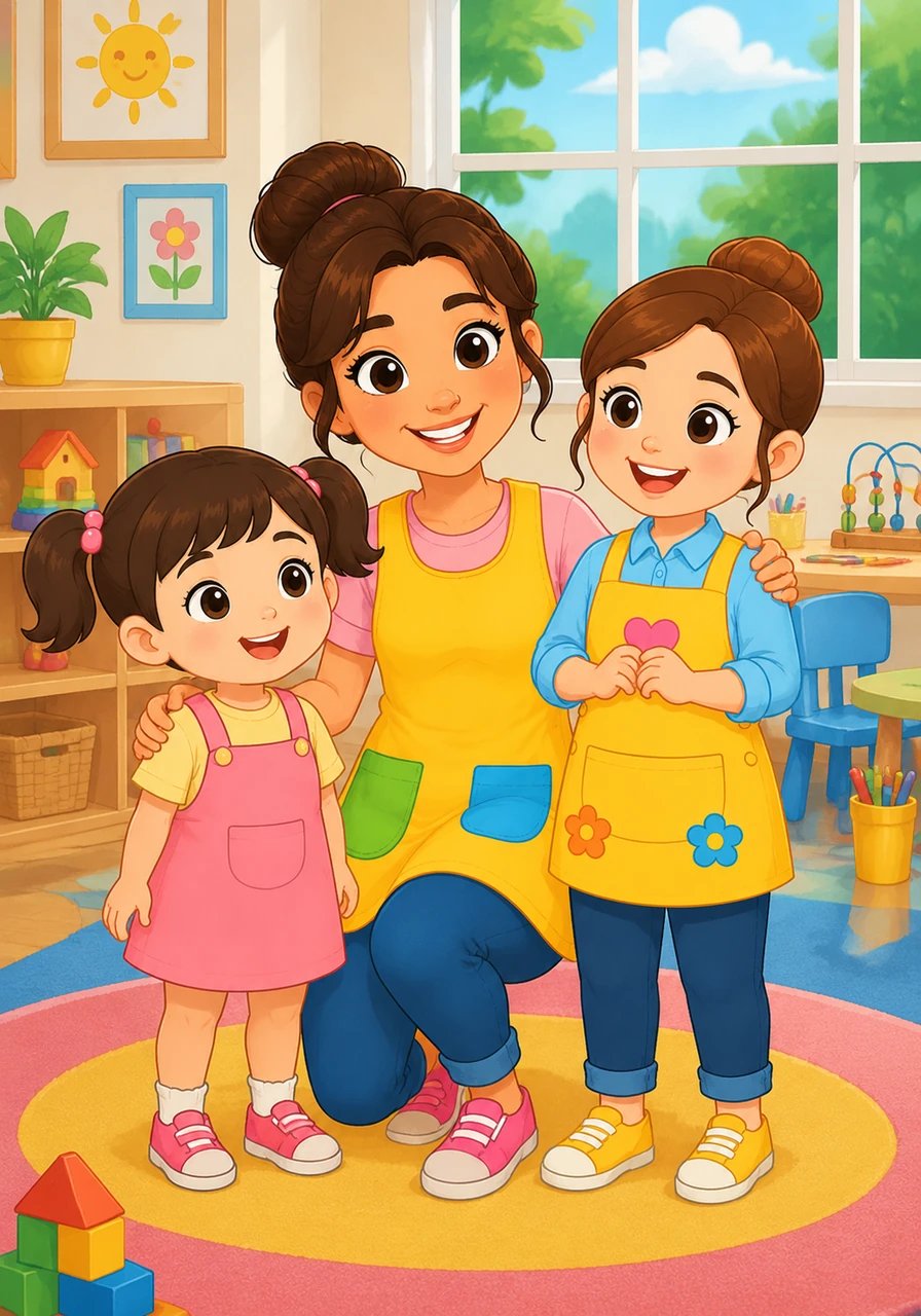 The new helper brings lots of joy and support, and kindergarten continues to be a safe, happy place. Mia is happy in Queensland, her friend is thriving at school, and everyone sees how brave and special they are.