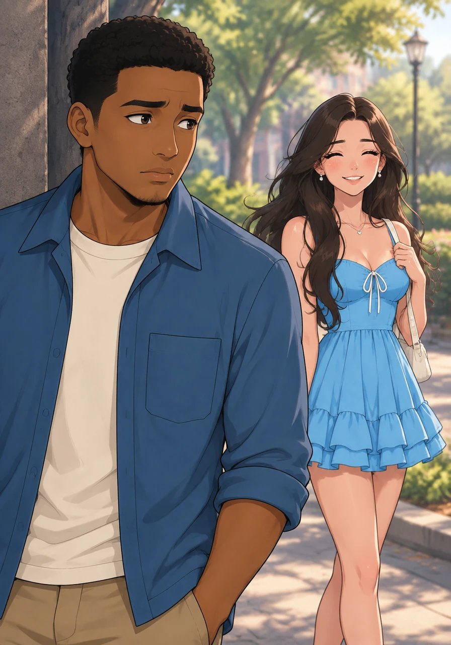 Despite the happiness they share, Lina frequently gazes into the distance when she thinks Amani is not looking. She remains trapped by a heavy secret from her past, terrified that confessing it will ruin everything.