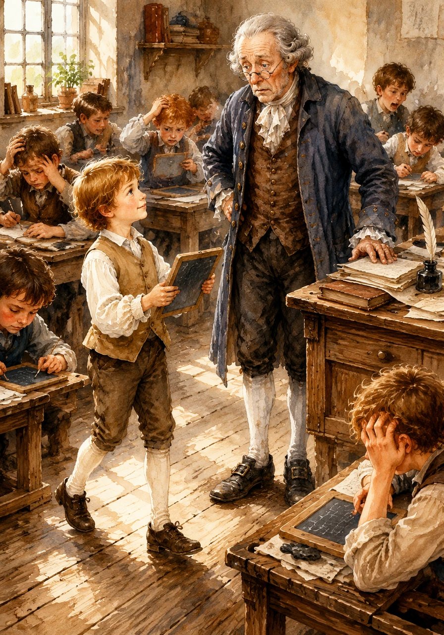 In a small, noisy classroom over two hundred years ago, a tired teacher named Mr. Büttner wanted some peace and quiet. He gave his students a task he thought would take hours: to add up every consecutive number from 1 to 100.