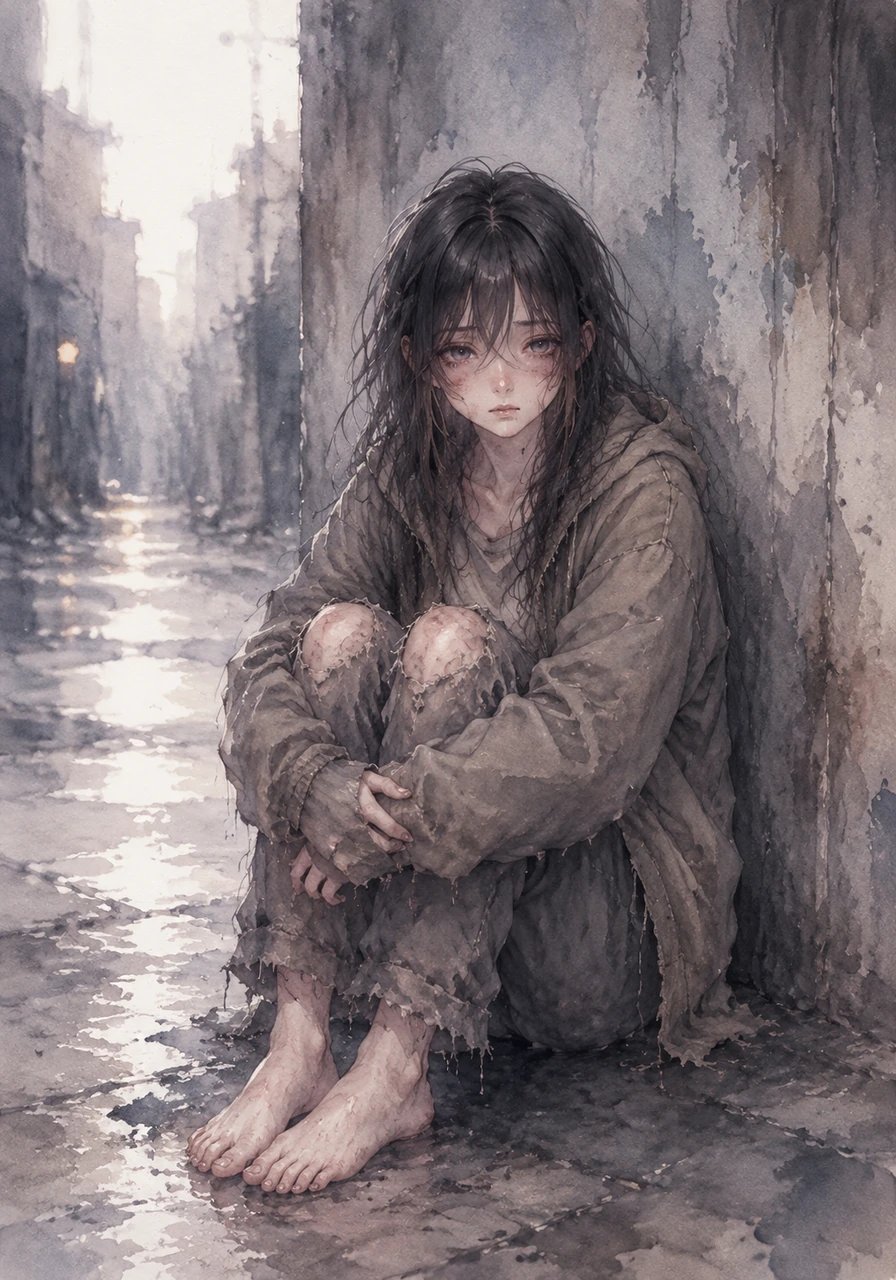In the wake of his sudden departure, Maya faced her hardest years yet, enduring the crushing weight of homelessness and abandonment. Thousands of miles away from the one person who should have protected her, she had to fight every single day just to survive.