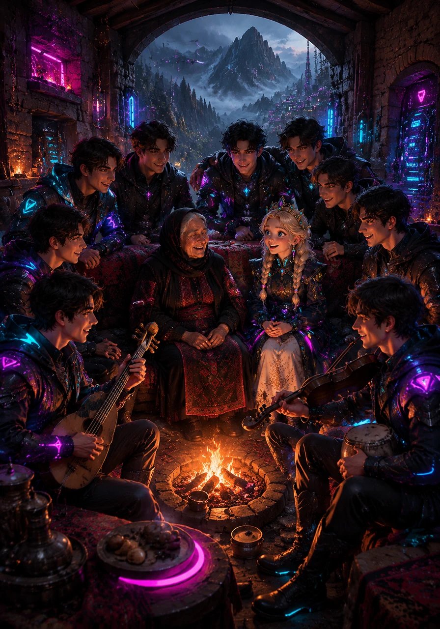 Deep within the rugged, mist-shrouded mountains of Albania, a loving mother lives happily with her nine brave sons and her only beautiful daughter, Doruntina. The family bond is unbreakable, filled with laughter, traditional music, and warm evenings around the stone hearth.