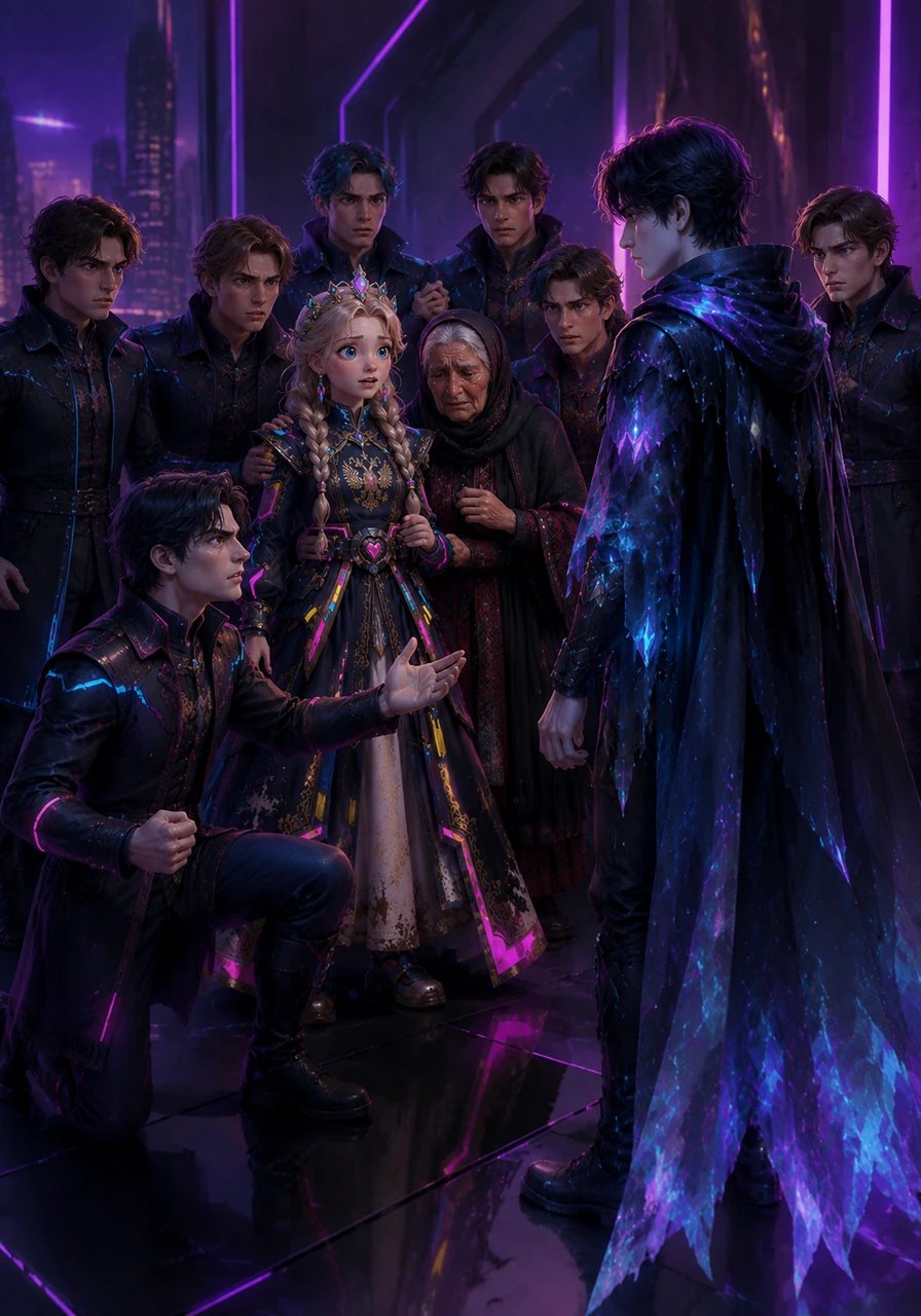 A handsome prince from a distant kingdom across the sea arrives to ask for Doruntina's hand in marriage, sparking a fierce debate among the brothers. While the mother and eight brothers fear losing her forever to a faraway land, the youngest son, Kostandin, steps forward to support the union.