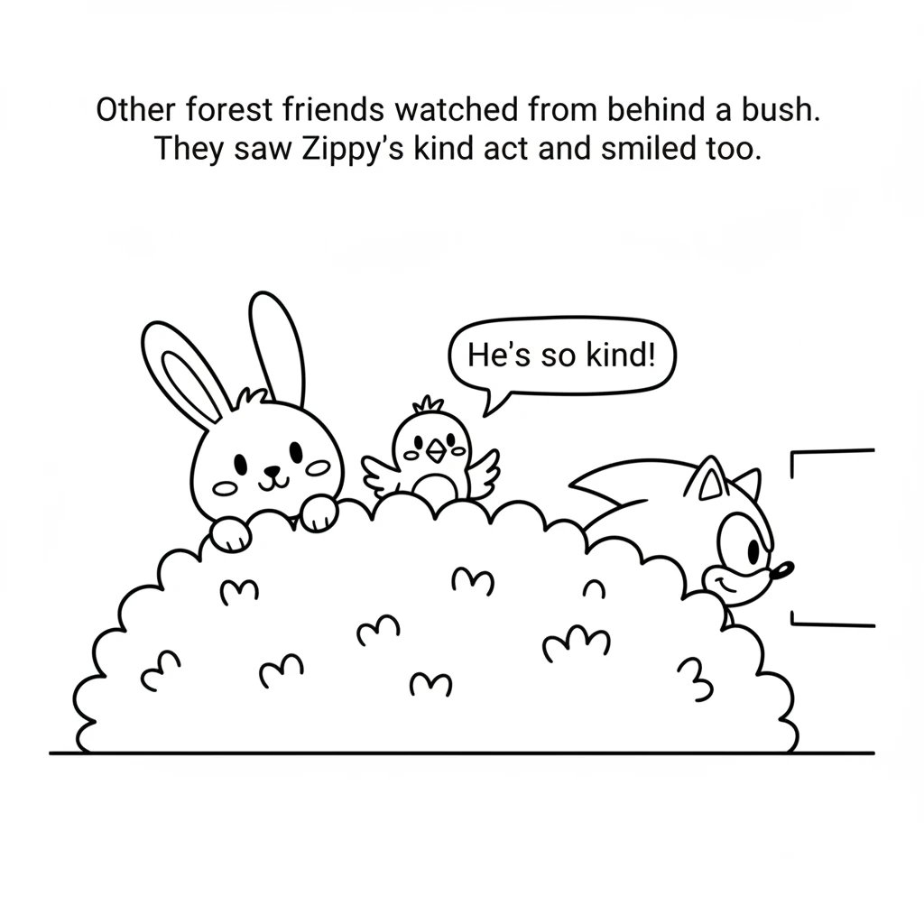 Zippy Rabbit sonic coloring page - coloring-pages | GenStory