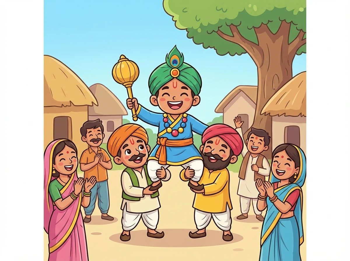 धर्मवीर ने गाँव में शांति और न्याय स्थापित किया। वह गाँव वालों के लिए एक नायक बन गया। धर्मवीर ने कलयुग में धर्म की रक्षा करने का अपना कर्तव्य निभाया।