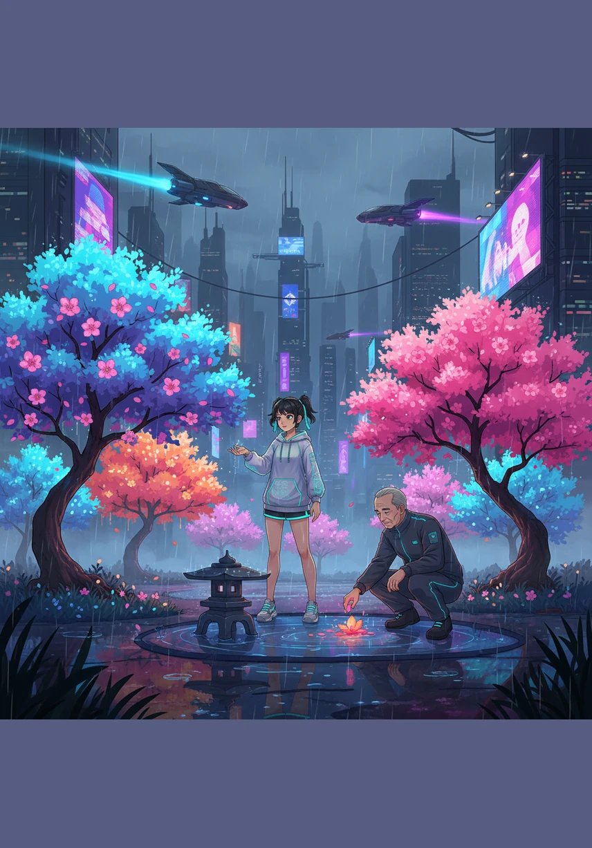 公园里的桃花和樱花在雨后竞相开放,粉色的花瓣如轻盈的雪花般随风飘落。小暖伸出手接住一片柔嫩的花瓣,那是春天送给她的第一份珍贵的礼物。