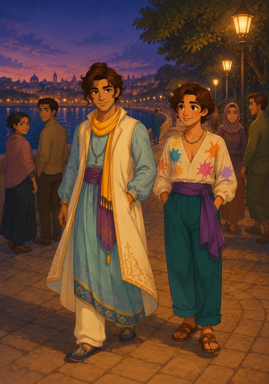 Walking along the waterfront as evening sets, Elias moves with newfound confidence and poise. People turn, noticing not a spectacle, but an individual who radiates genuine warmth and self-assurance. He isn’t hiding anymore; he is expressing a self that is finally aligned.