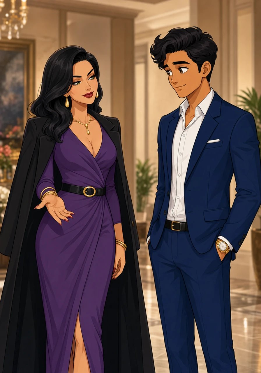 Taking note of Rahul's expensive tailored suit, gold watch, and vulnerable expression, Kamini quickly recognized a golden opportunity. Realizing that playing along could grant her access to unimaginable wealth, she welcomed the eager young heir into her life with alluring promises of emotional connection.