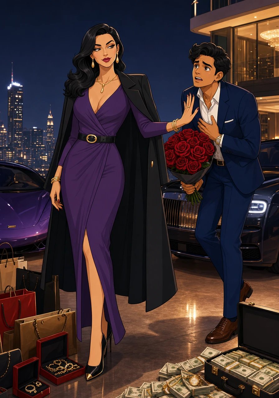 Using her crafted role to maintain control, Kamini holds Rahul at arm's length under the guise of boundaries while expertly fueling his desires. In his desperate bid to keep her close and satisfied, Rahul readily fulfills her every extravagant demand, showering her with designer wardrobe pieces, luxury cars, and endless funds.