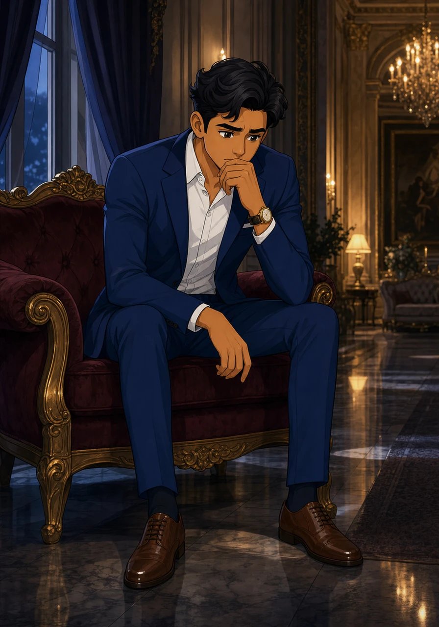 Sitting alone in his grand mansion, Rahul feels an overwhelming mix of intense desire and perplexing frustration, bound by the rigid emotional rules Kamini has set. Suspicion softly lingers in the air as small discrepancies in her past surface, yet his deep emotional attachment keeps him tethered to her spell.