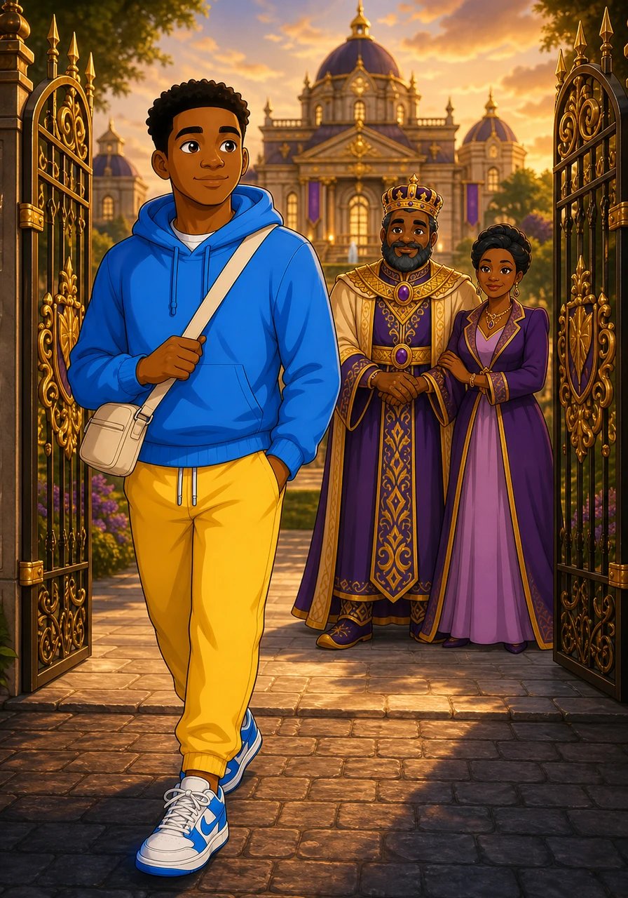 Jaquon grew up surrounded by luxury in the grand estate of his parents, King Javon and Queen Nia, the celebrated leaders of the automotive world. Though he lacked for nothing, a restless desire burned within the twenty-one-year-old young man to carve out his own destiny beyond his family's royal shadow. He decided to leave behind his privileged status and step out into the vast, unknown world.