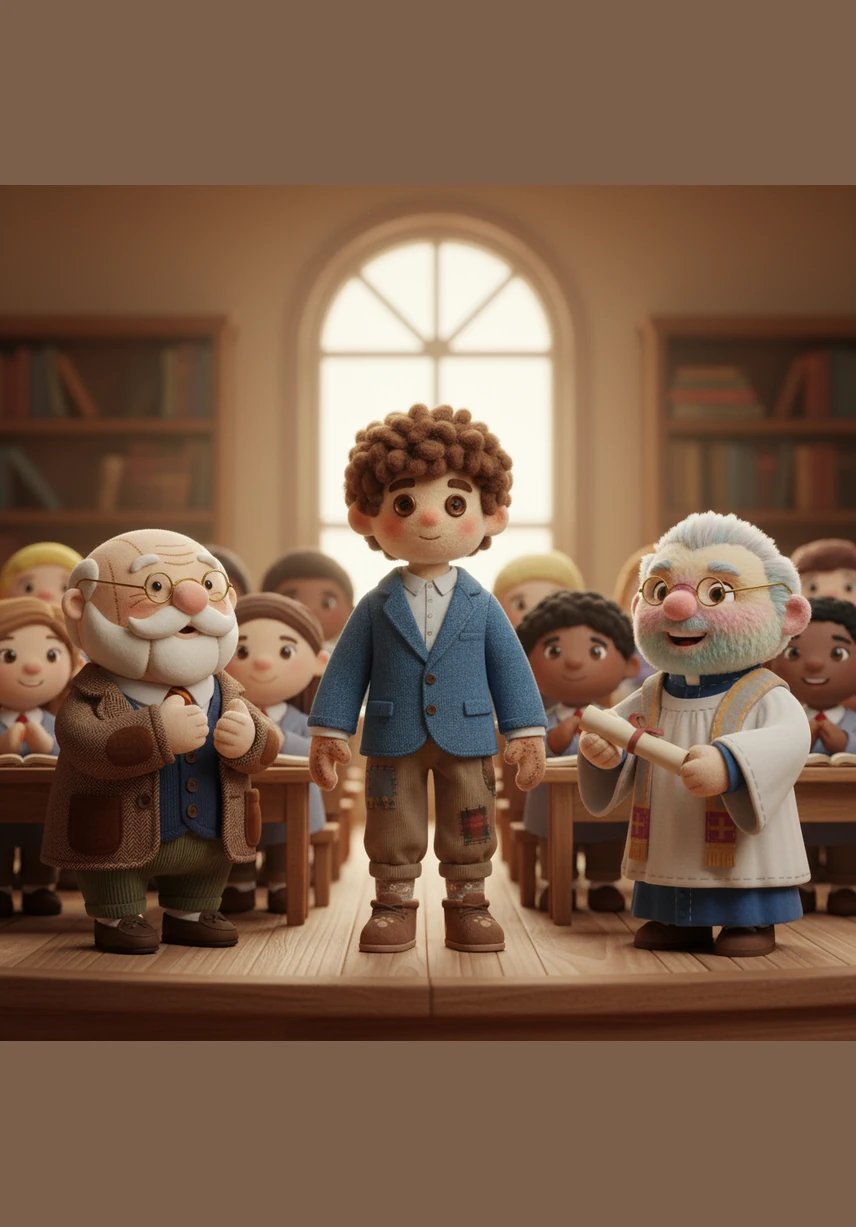 Years passed, and Samuel stood before his classmates to receive a special commendation for his hard work. He looked at his calloused hands, now skilled in both writing and trade, feeling a deep sense of pride in his journey.