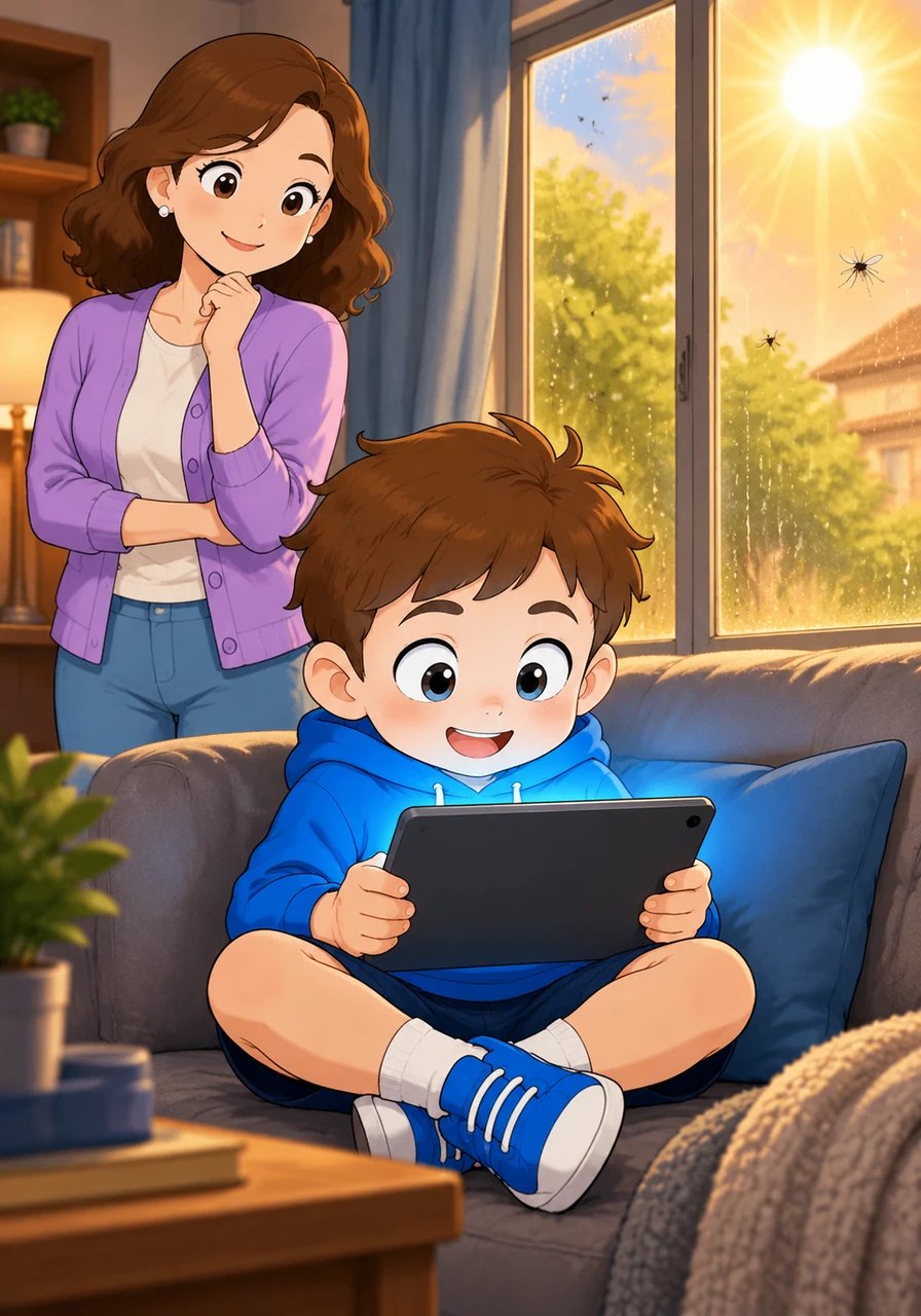 In Leo's mind, the outdoors was an unreliable place filled with unpredictable lighting and annoying buzzy insects. Outside was where you got sticky and sweaty, and where your Wi-Fi bar shrank down to one lonely dot. As far as he was concerned, the real magic belonged inside his digital screen.