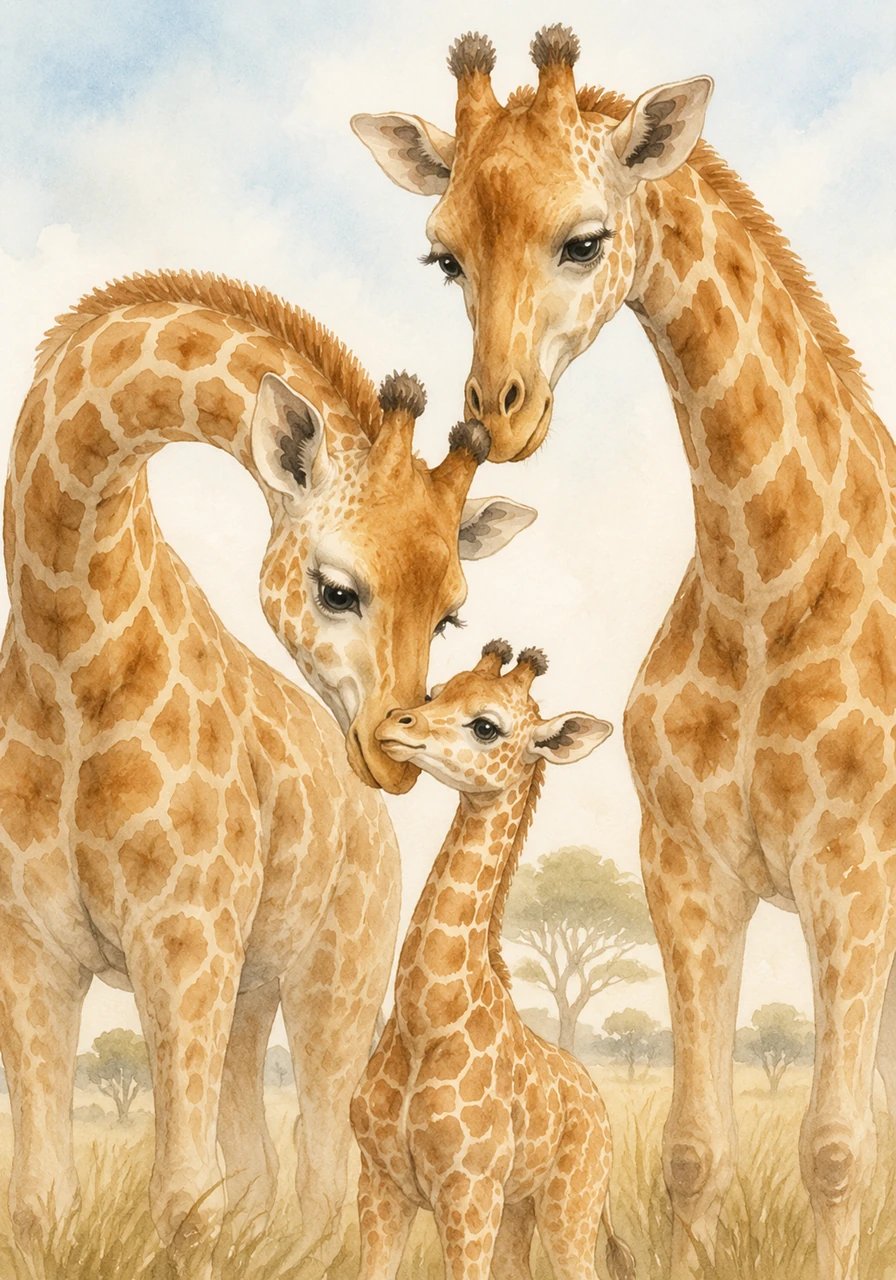 His mama leaned close with love so deep, while his papa watched with eyes that gleam. Welcome, our baby, so gentle, so new, this whole wide world is waiting for you.
