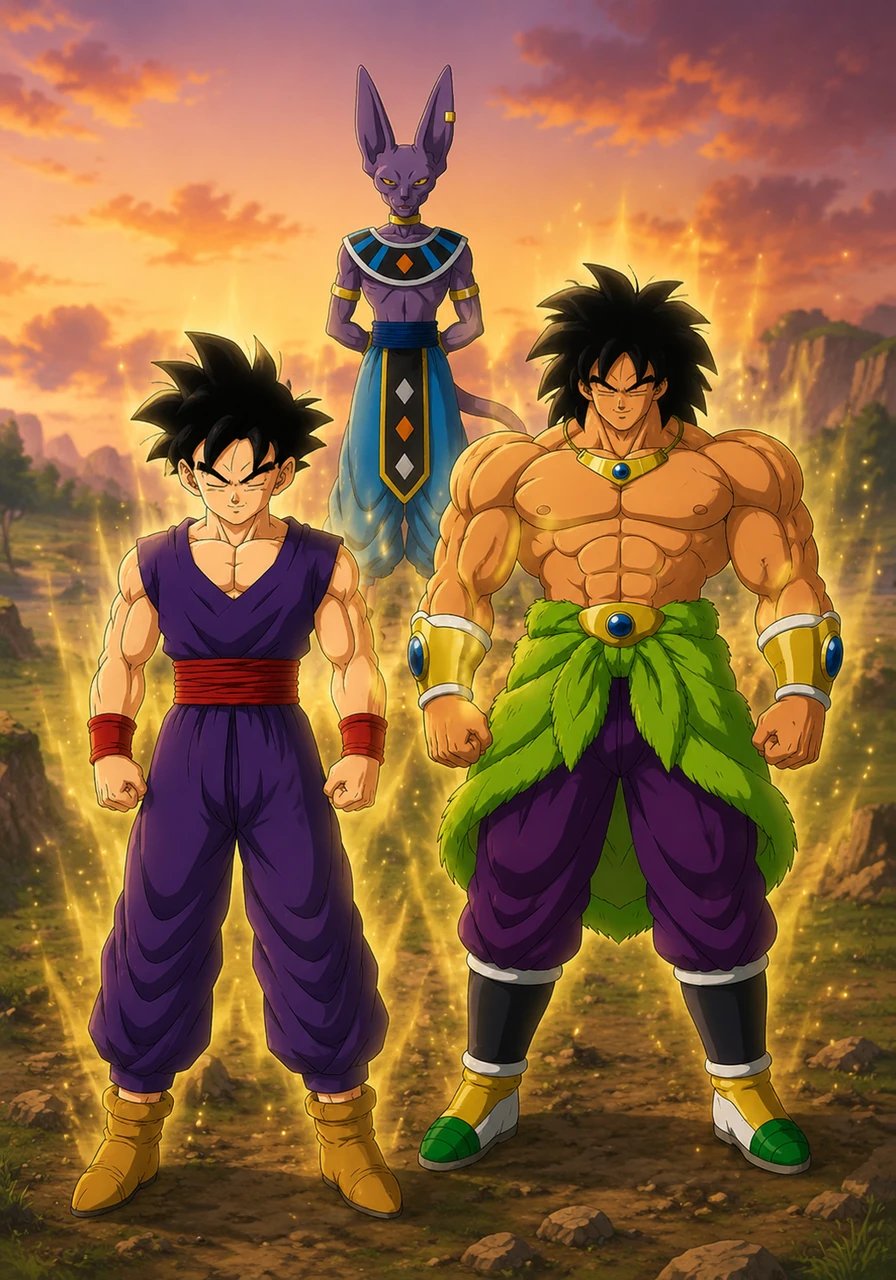 As the day winds down, Gohan and Broly open their eyes, a profound sense of calm washing over them. They rise slowly, feeling their energy not as a chaotic force waiting to erupt, but as a controlled reservoir of power. Whis smiles approvingly, knowing they have taken the first crucial steps towards overcoming their drawbacks.