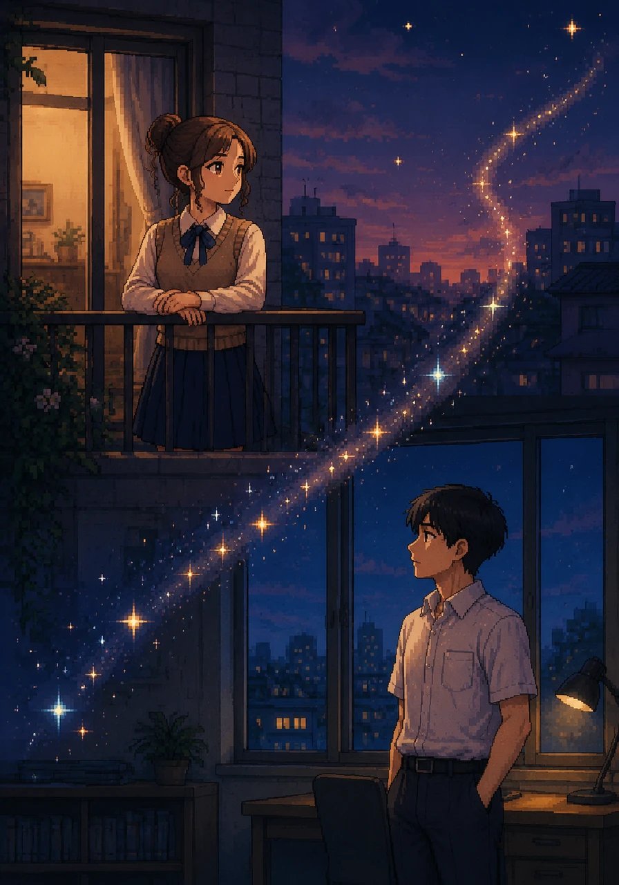 In a modern world where everyone was instantly connected by a single touch, they chose a different path. They remained like two distant stars, orbiting in their own spaces while silently watching over each other's growth.