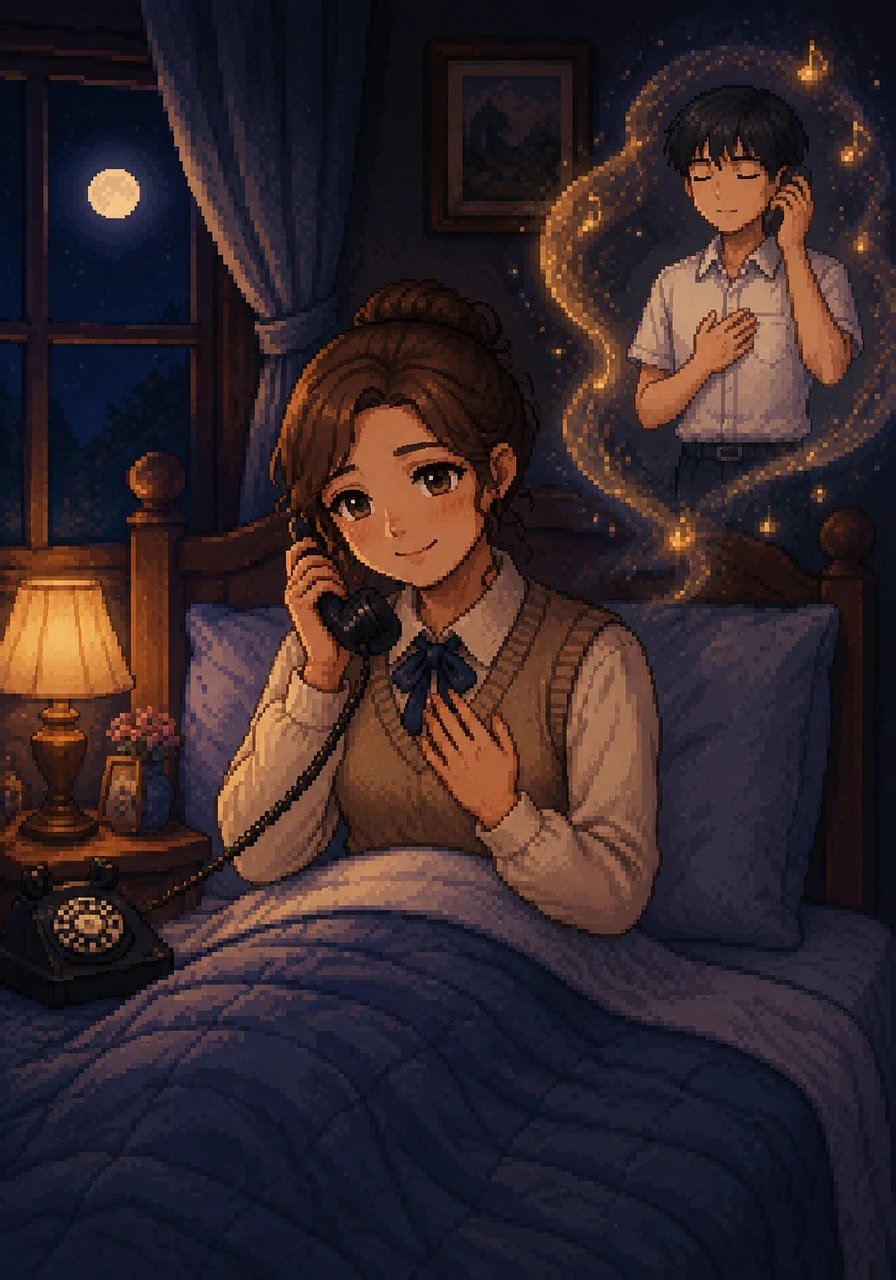 Through the telephone receiver, Rayan's beautiful and melodious Quran recitations would echo softly into Amira's room. These sacred verses, spoken into the midnight stillness, became an invisible, priceless gift engraved into her memory.