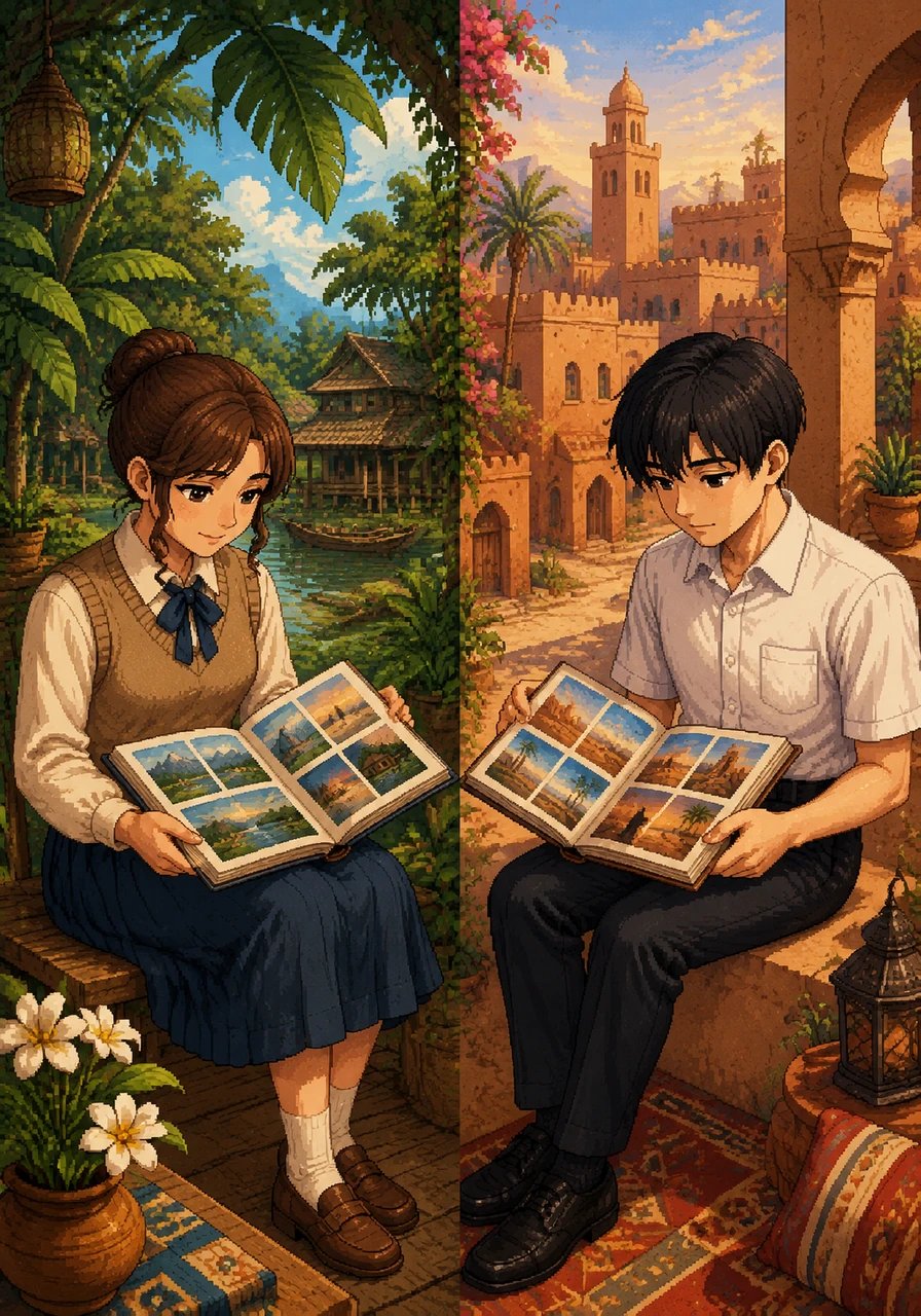 In their photo albums, there was not a single photograph of the two of them together because they had never once met in the physical world. Instead, their lives were recorded on the pages of shared growth, stretching from Southeast Asia to North Africa.
