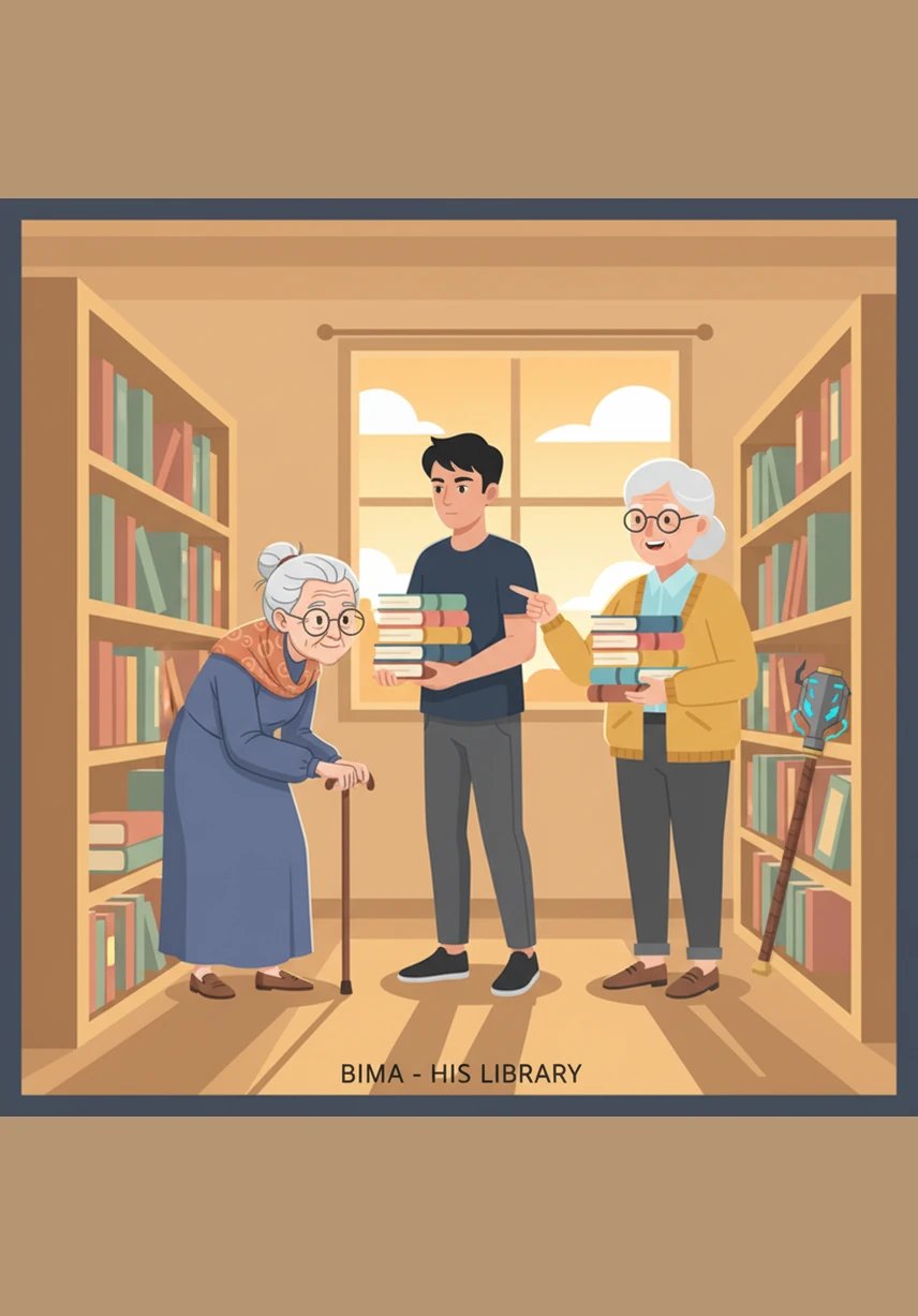 Tahun-tahun berlalu dan Bima kini telah menjadi remaja yang bekerja keras sebagai kuli panggul di pasar saat fajar menyingsing. Di waktu istirahatnya, ia terlihat selalu memegang buku dan belajar dengan tekun di bawah temaram lampu jalanan, menyimpan mimpi besar di dalam hatinya.