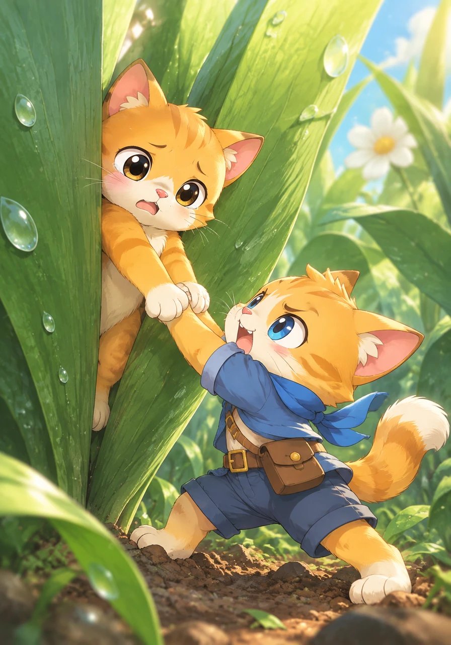 Trong lúc di chuyển, Miki vô tình bị mắc kẹt giữa hai chiếc lá rộng lớn. Nhìn Luki vất vả tìm cách kéo mình ra, Miki giật mình nhớ lại hình ảnh chú bướm nhỏ từng hoảng hốt chạy trốn mình lúc trước. Lần đầu tiên, Miki thực sự hiểu cảm giác bất lực khi bị ai đó trêu chọc và cảm thấy vô cùng hối hận.