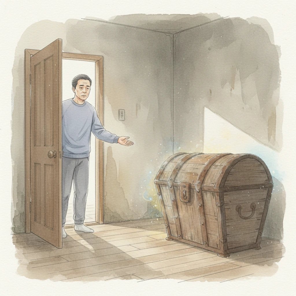邻居没有说话,只是缓慢地打开了门,示意林晓进去。屋子里弥漫着一股混杂着尘土和某种陈旧金属的奇怪气味。林晓的目光被墙角一个古老、形状奇特的木箱子吸引,它同样发出微弱而规律的嗡鸣声。