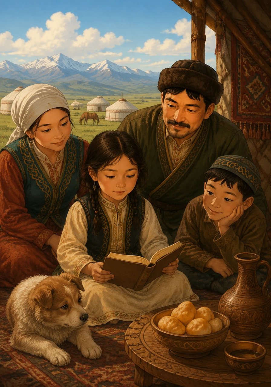 Born in the vast, beautiful lands of Kazakhstan, young Aliya spends her early childhood surrounded by the warmth of her family and native culture. Her journey later takes her to Leningrad for education, where her bright mind and resilient spirit begin to shine despite life's early challenges.