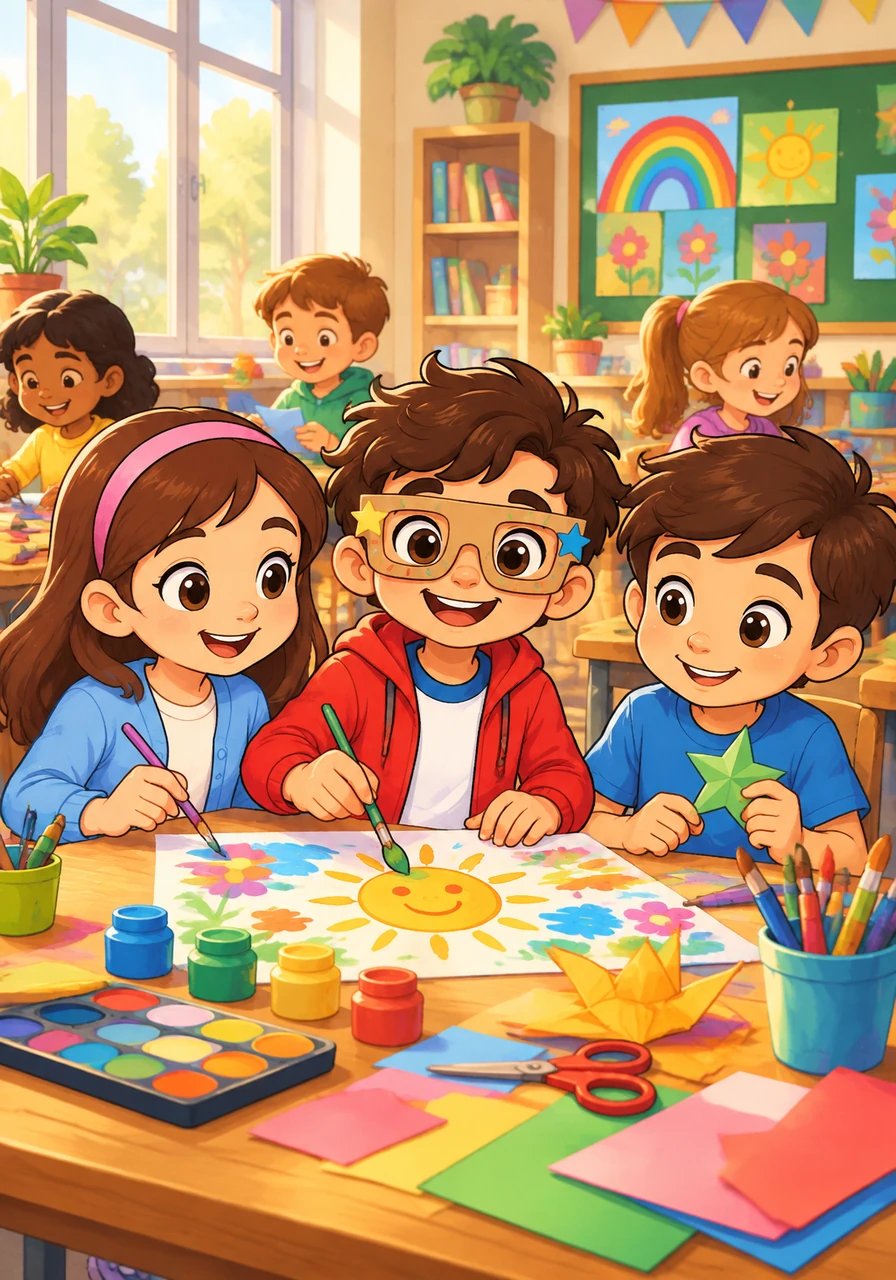 Gracias a los pequeños gestos de consideración de Mateo, el salón de clases se convirtió en un espacio cálido y armonioso. Mateo descubrió que cuando todos se respetan y se apoyan, aprender juntos es la aventura más divertida.