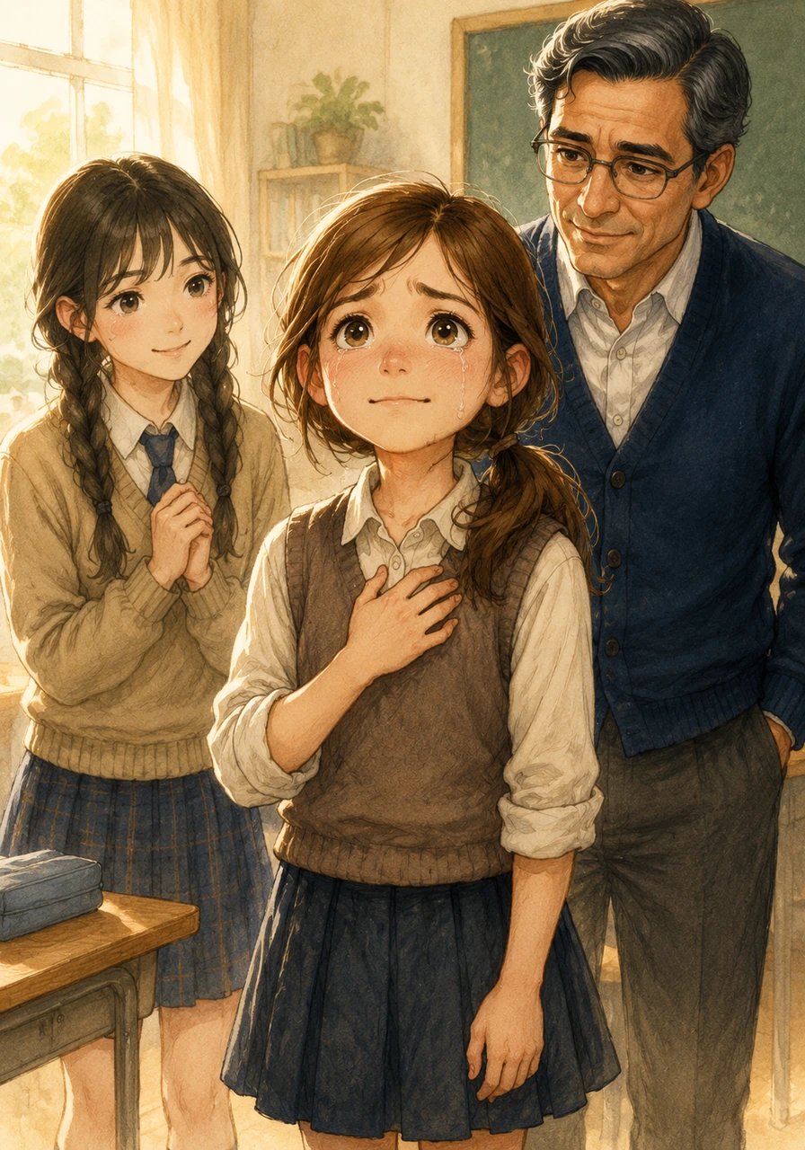 Lila listened with tears in her eyes, deeply understanding for the first time how her small actions had impacted the people around her. She made a solemn promise to herself right then and there to always ask first before touching anything that belonged to someone else. She knew it would take time, but she was determined to make things right.