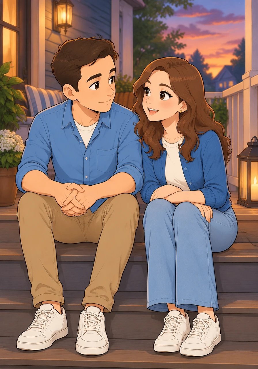 Conforme os dias avançam, surge o momento de abrir o coração e compartilhar vulnerabilidades mais profundas. Sentados na varanda ao anoitecer, Lucas e Clara conversam sobre seus medos, inseguranças e sonhos para o futuro. Essa conversa honesta fortalece a confiança e mostra que ambos estão no mesmo time.