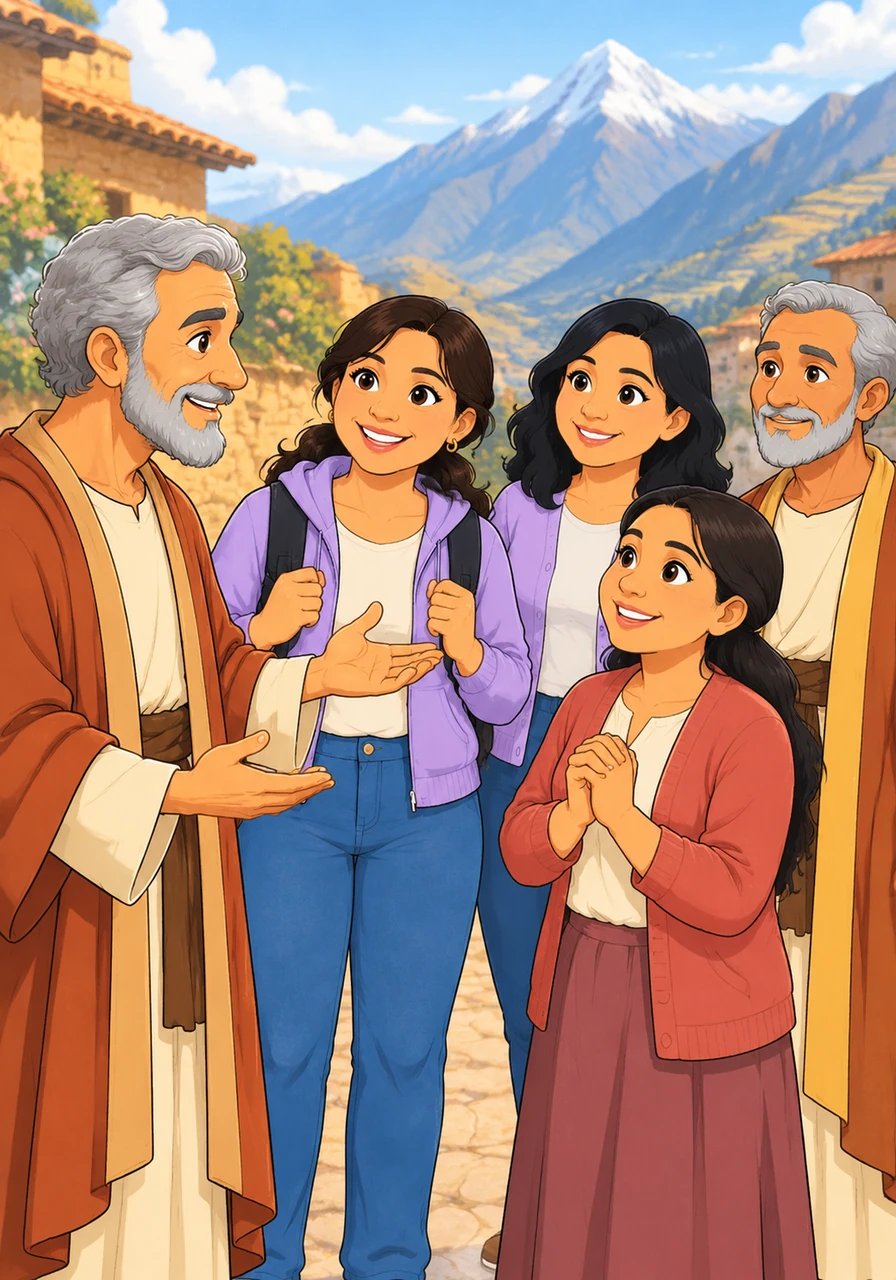 El autor Darrow Miller concluye el recorrido junto a Carmen, Elva, Janeth y Mariano animándolos a transformar sus comunidades mediante una cosmovisión bíblica integral. Los cuatro amigos peruanos sonríen fortalecidos al entender que, aunque la rectitud del jefe de Carmen refleja la gracia común de Dios, la salvación eterna solo se obtiene mediante la gracia redentora dada por la fe en Cristo.