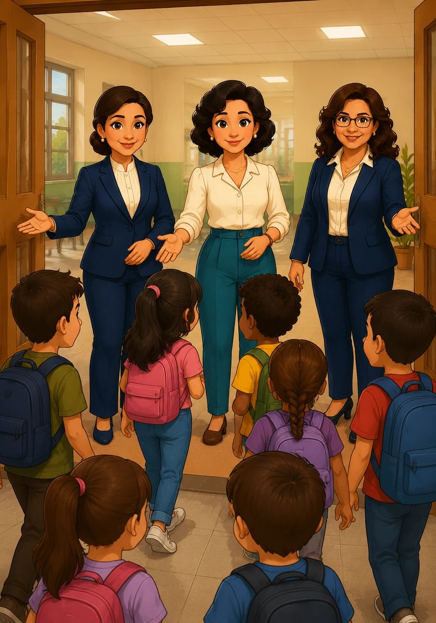 By the year 2005, the school's heart had grown so big that twelve full classes overflowed with energetic students. To make sure no child was left behind, neighboring community buildings rented extra rooms, opening their doors wide to welcome the swelling community of eager learners.