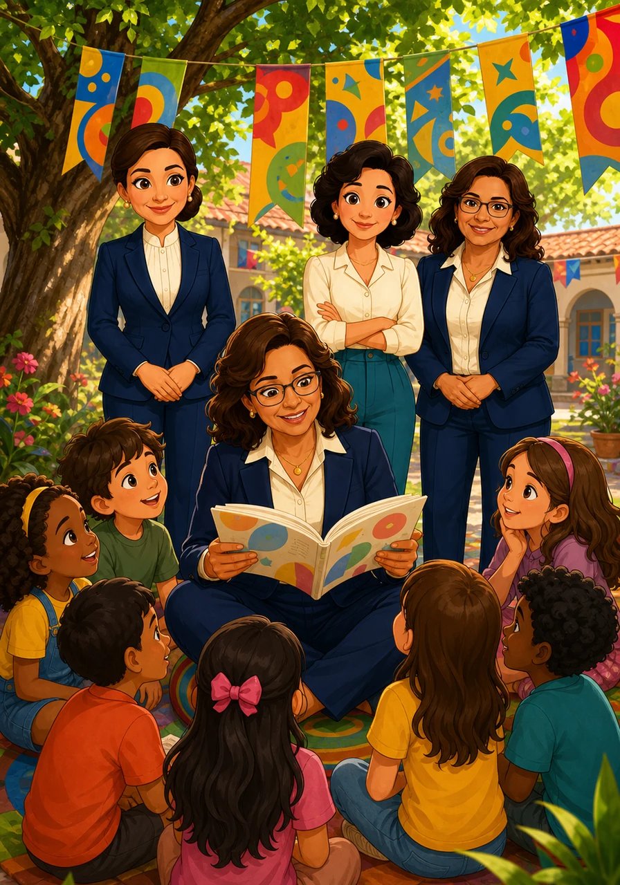 Bright banners waved high when famous children's author Roseana Murray visited, reading poetry under the trees and filling the courtyard with magical tales. The school earned national honors for its inspiring management, showing everyone how teamwork and creativity can overcome any obstacle.