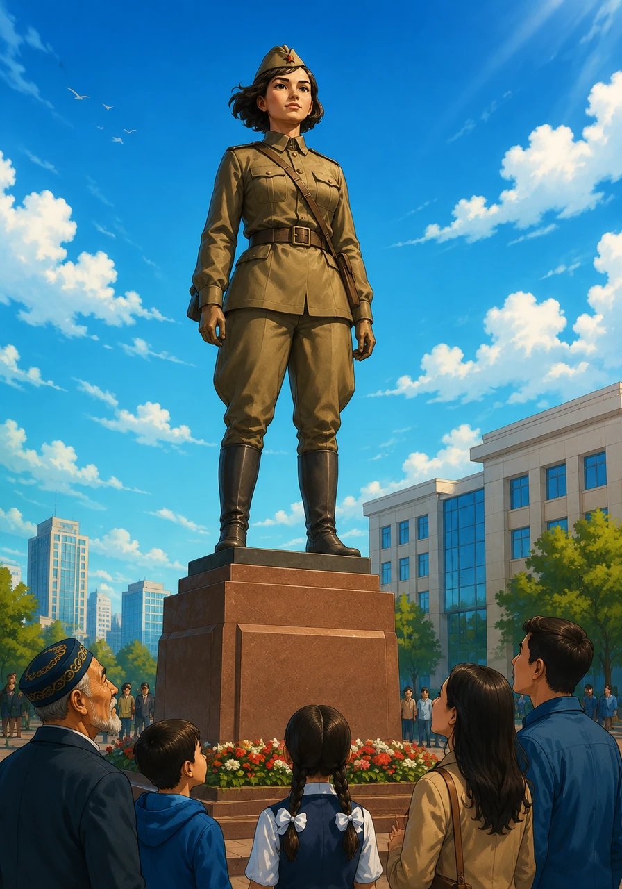 Туған өлкесі Ақтөбе өңірі мен бүкіл Қазақстан Әлияны мақтан тұтады. Еліміздің әртүрлі қалаларында оған арналған зәулім ескерткіштер бой көтеріп, көшелер мен мектептерге есімі берілді. Батыр қыздың рухы туған жерінің аспанында мәңгі қалықтап тұрғандай.