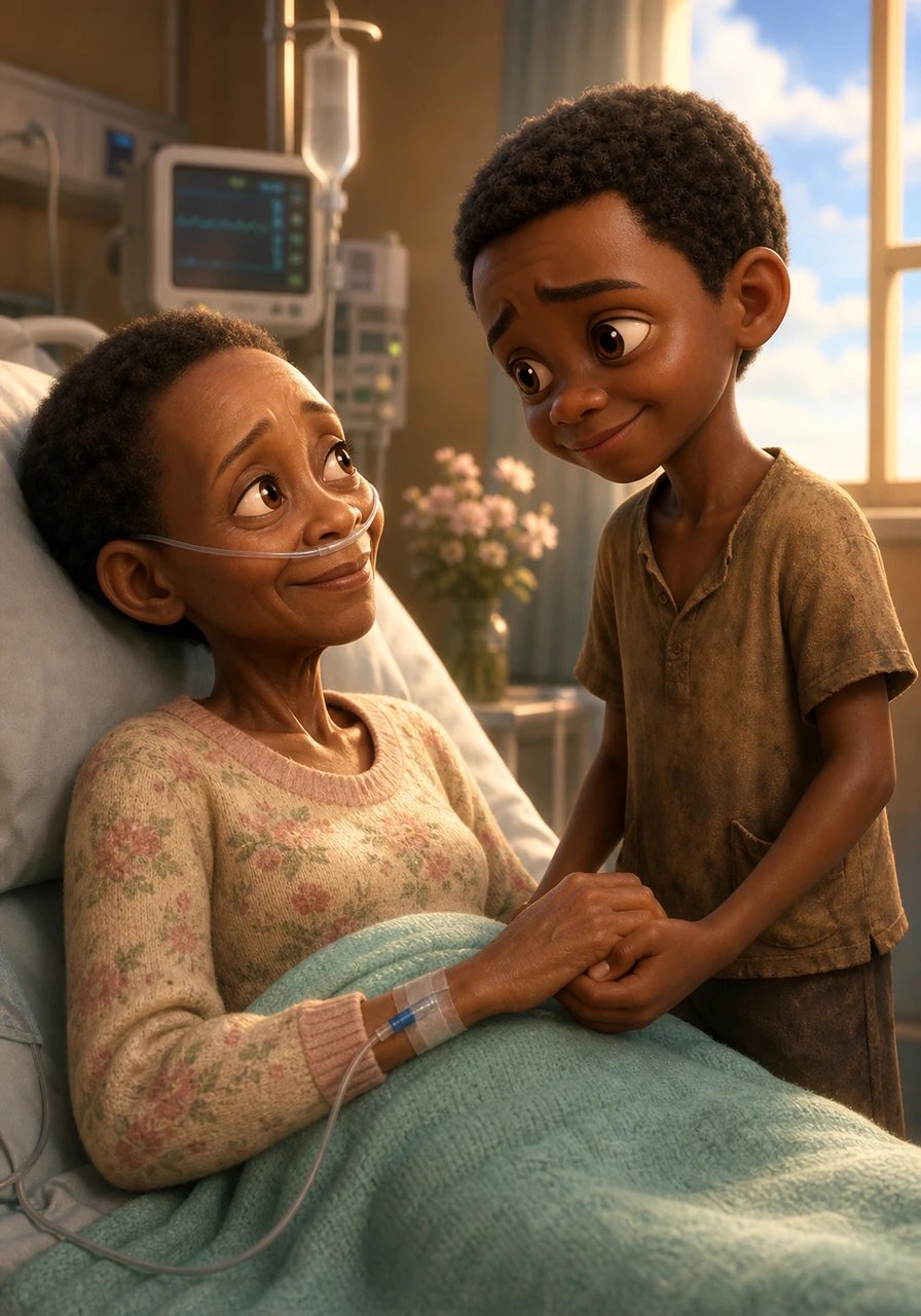 Thanks to the overwhelming waves of love and generous donations, Gladys receives the specialized medical treatment she desperately needs. Her condition stabilizes, bringing newfound hope, comfort, and joy back into her life. She never forgets the little street boy whose pure heart ignited a miracle.
