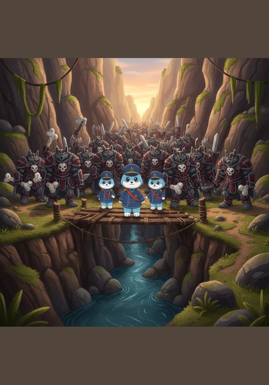 The massive enemy army poured into the Serpent’s Throat, their ranks becoming crushed and disorganized as the path narrowed. Horses collided and shields clashed against stone, turning their grand formation into a chaotic tangle of men.