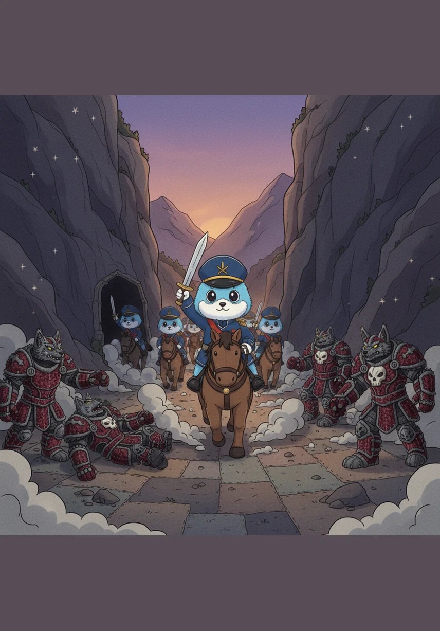 At the perfect moment, Hamix raised his sword and led his elite cavalry in a thunderous charge from the hidden exit of the pass. They struck like a lightning bolt, cutting through the disoriented remnants of the once-mighty opposition.