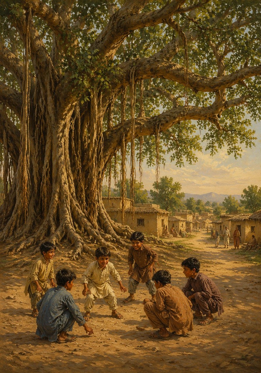 نور پور ایک بہت ہی پیارا اور پرامن گاؤں تھا جہاں تمام لوگ بڑی محبت اور اتفاق سے رہتے تھے۔ گاؤں کے ایک کنارے پر ایک بہت پرانا اور دیو ہیکل برگد کا درخت کھڑا تھا جس کی شاخیں دور دور تک پھیلی ہوئی تھیں۔