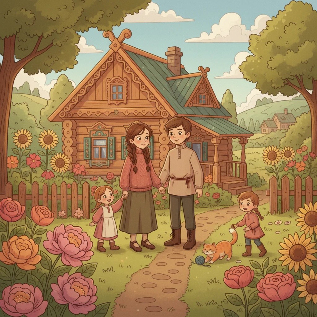 Шли годы, их любовь становилась только крепче. Они построили дом, завели детей и прожили долгую, счастливую жизнь вместе. Каждый день их любовь расцветала, как самые красивые цветы.
