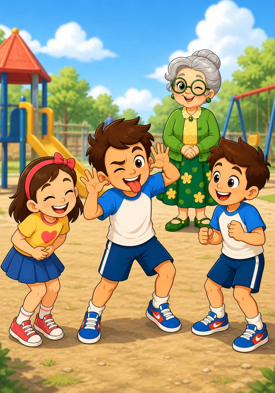 Whenever someone was feeling down, Noah was always there with a funny face and a silly joke ready to share. Within seconds, even the saddest faces would burst into cheerful giggles. Super giggles, he declared after bringing bright smiles back to the playground.