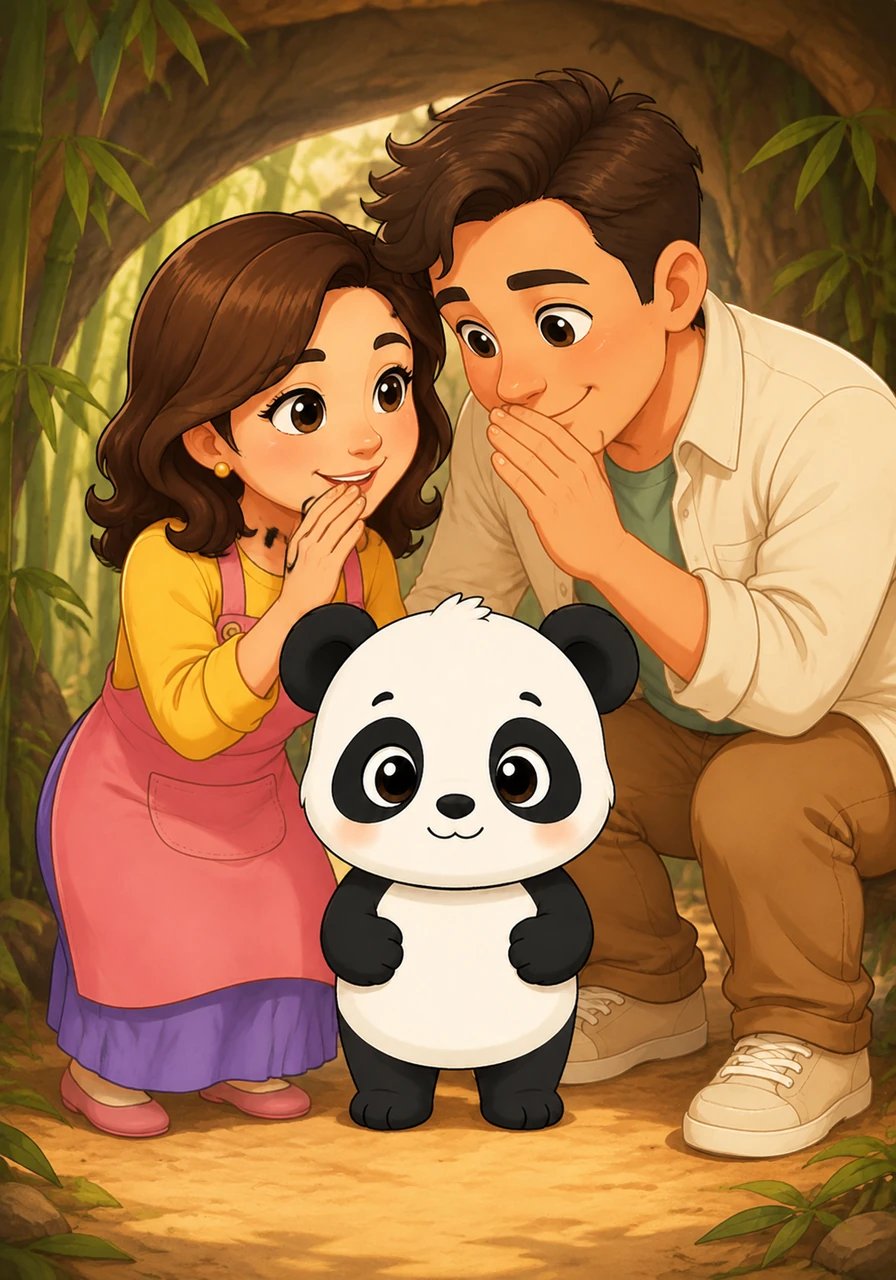 Ouvre grands tes yeux ! Voici Mimi, un tout petit panda aux grands cercles noirs et au doux pelage blanc. Quand maman et papa murmurent son nom avec tendresse, Mimi te regarde et t'adresse un doux sourire rassurant.