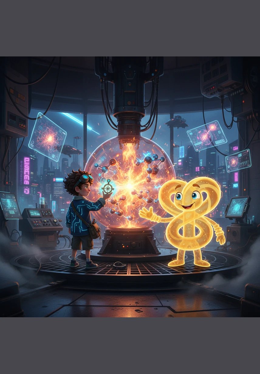In a swirl of fiery sparks and neon light, the atoms rearrange themselves into entirely new patterns. Alibi sees how Carbon and Oxygen find each other to create something different, proving that in chemistry, nothing is ever lost, only transformed into something new.