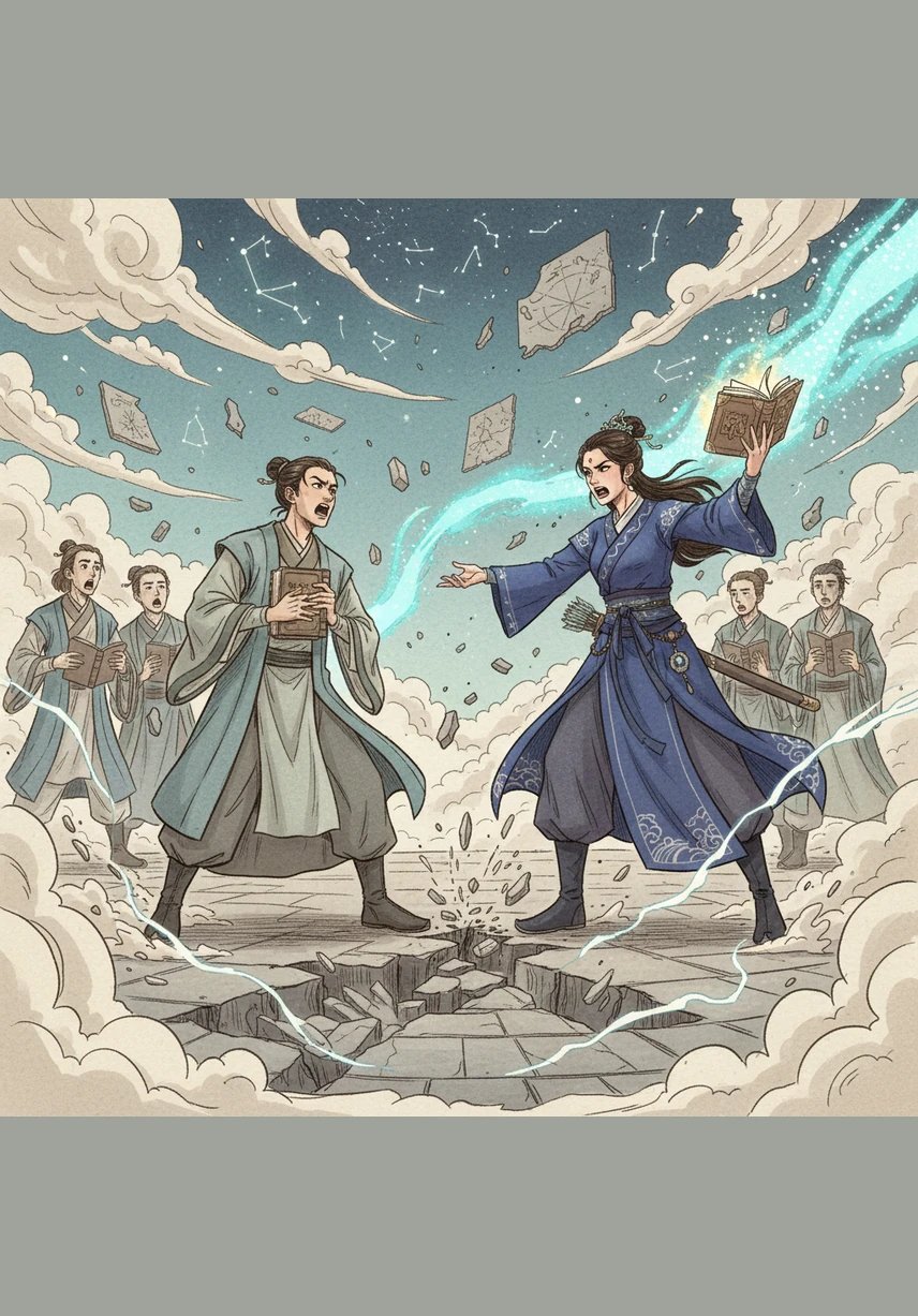 一场关于真理的辩论引发了梦海的剧烈震荡，金色的涟漪向四周扩散。无论其后的结果被证明是伟大还是失败，溯梦都将其真实地拓印在卷轴上，不作任何删减或修饰。