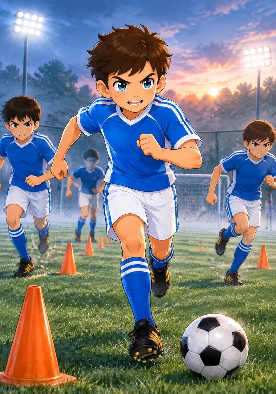 Kehidupan di akademi menuntut disiplin tinggi, bangun sebelum fajar dan berlatih taktik secara intensif setiap hari. Rio belajar banyak tentang kerja sama tim, daya tahan fisik, serta kepemimpinan di dalam dan luar lapangan. Setiap tetes keringatnya terasa sangat berharga karena ia tahu kemampuannya terus berkembang pesat.