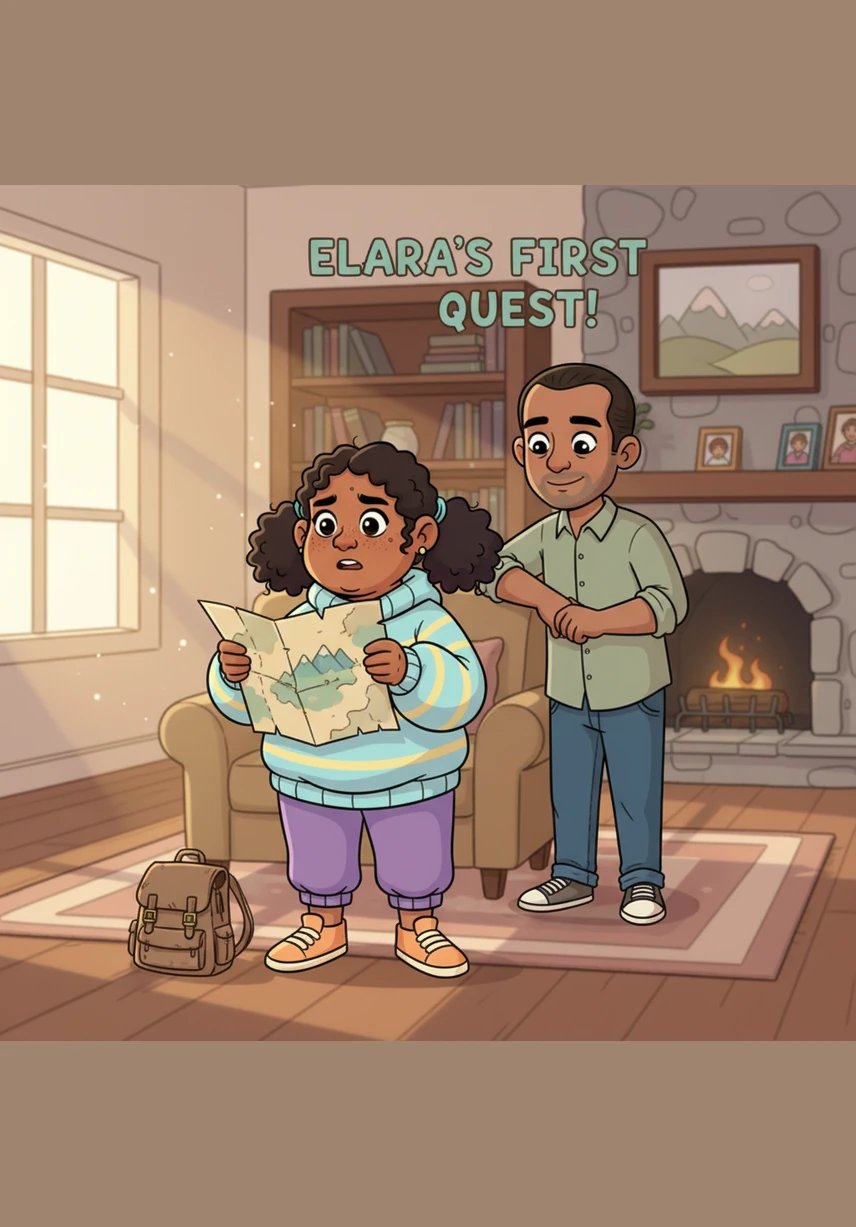 Slowly, Elara began to change her habits, swapping her fictional daydreams for the satisfaction of a job well done. She started to care for herself and her home, finding a new kind of beauty in her round face and the reality of her life.
