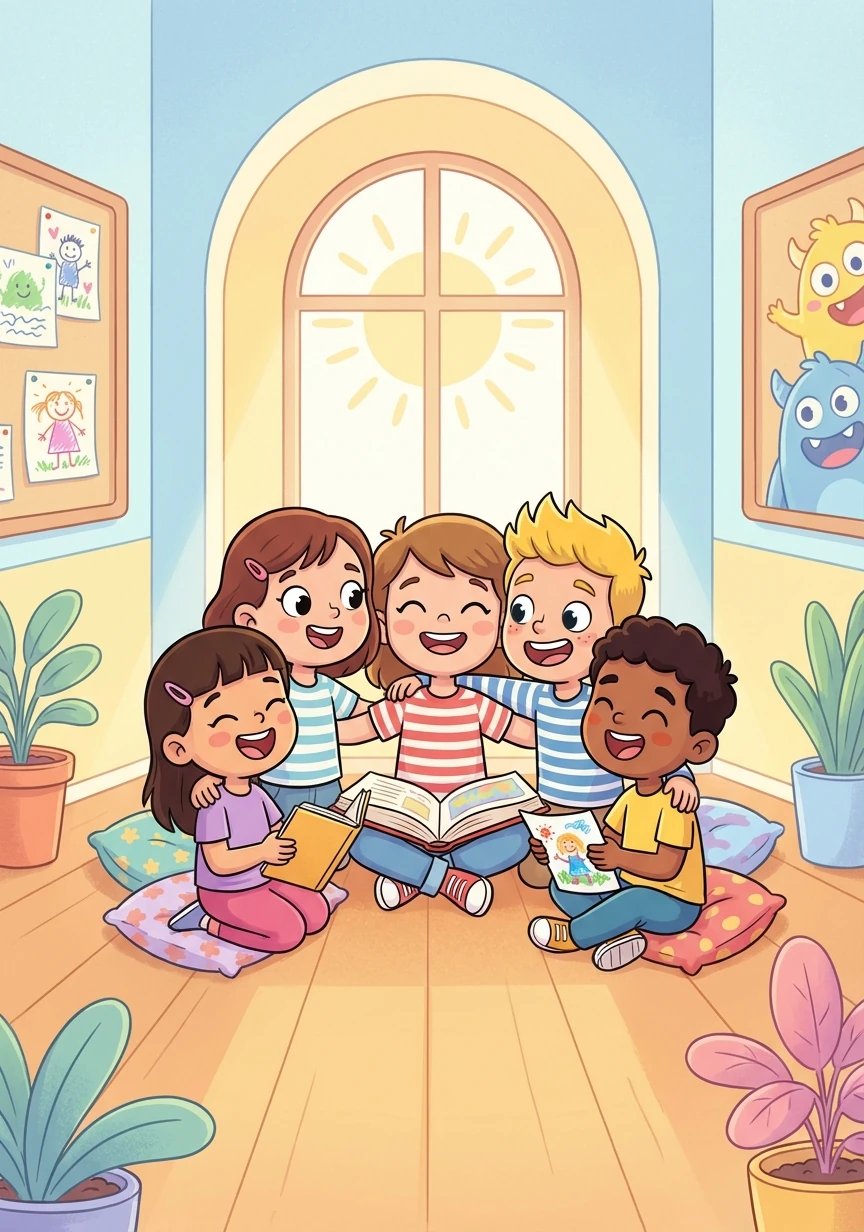 A escola se tornou um lugar mais acolhedor e amigável. Sofia e Lucas se uniram a outros colegas, criando um grupo de amigos que se apoiavam e se respeitavam.