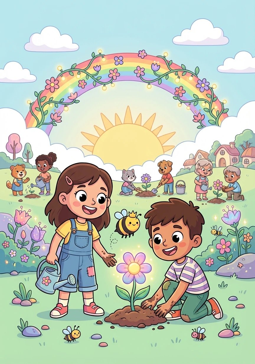Sofia e Lucas continuaram sendo grandes amigos, enfrentando juntos os desafios da vida. Eles mostraram a todos que a bondade e a amizade podem transformar o mundo em um lugar melhor.