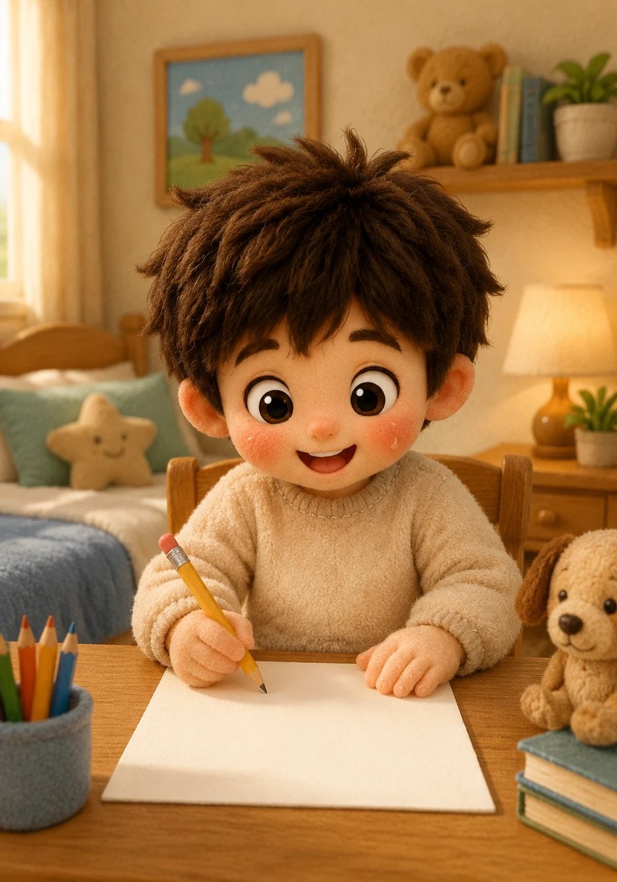 Now, Julius sits happily at his desk, ready to learn new things every single day. He knows that mistakes are just invitations to try again and grow a little smarter. With his pencil in hand, he smiles at the blank page, excited for whatever adventure comes next.