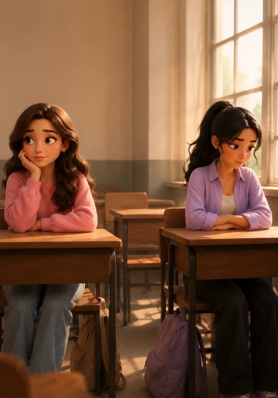 Diya and Meera sat in the very same classroom during their final years of school, surrounded by soft morning light. Though they shared the same space every single day, they only knew each other by face and never spoke a word. It was a quiet prelude to a destiny they could not yet see.
