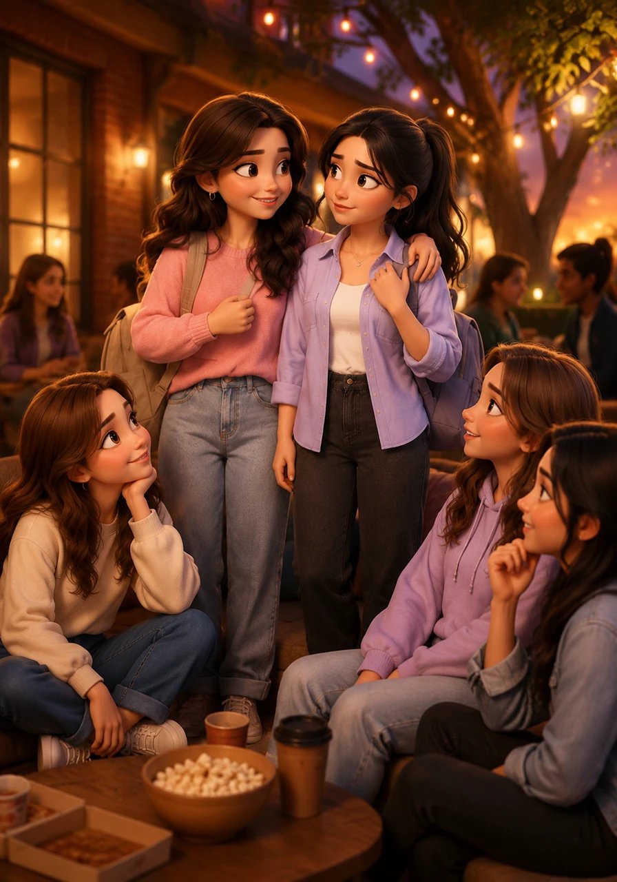 As the golden days of college passed, they began spending every single evening together with their group of friends. They laughed, teased each other endlessly, and slowly became completely inseparable. Even their daily, playful arguments only served to pull them closer together instead of pushing them apart.