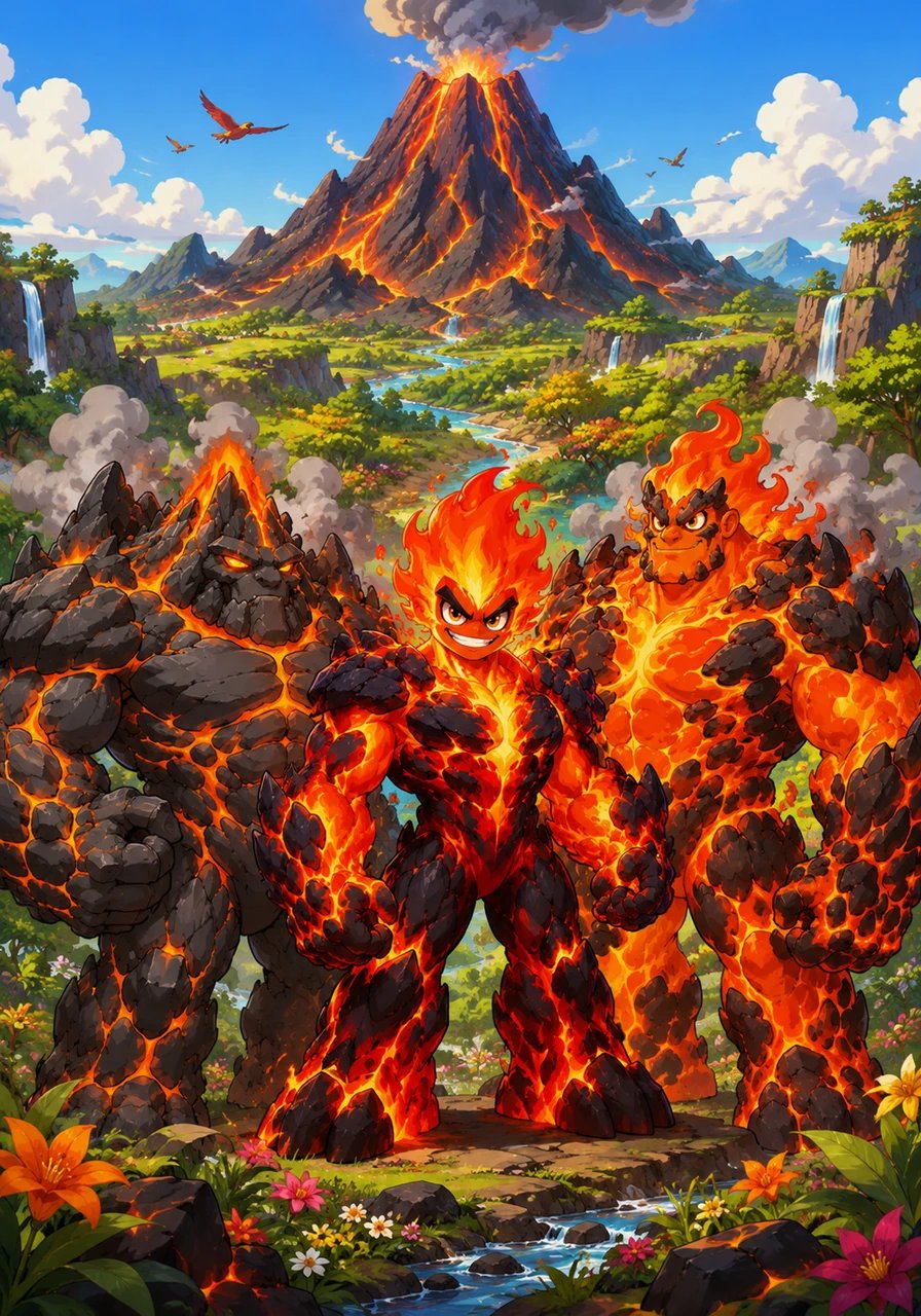 Today, the volcano stands as a magnificent monument to nature's strength, creating new lands and fertile soil for life to thrive. Magmus's journey proves that even the most explosive forces are a beautiful and essential part of our world.